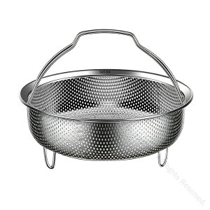 蒸し器 蒸しかご 14cm 18cm 22cm ステンレス製 揚げ物かご 洗米機蒸しバスケット 蒸し皿 多機能 耐熱 便利 ハンドル付き 水切り 油切り 調理器具 調理用品 厚手 304ステンレス製で耐久性抜群お手