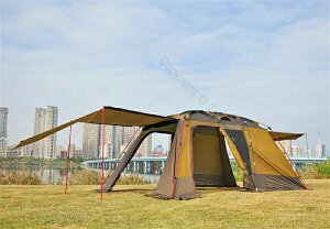 広々大空間で家族にうれしい大型テント フルクローズ 6人用 5人用 ビッグベアーテント ドームテント フライシート付き防水仕様 5〜6人用対応の快適アウトドアテント