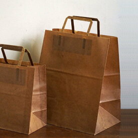 松野屋 蝋引紙袋 手提型 中 5枚入 ラッピング 収納 食品包装