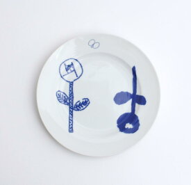 ミナペルホネン プレート ブルー Remake tableware Plate BL PASS THE BATON テーブルウェア 器 皿 白 北欧 皆川 明 プレゼント ギフト 贈り物