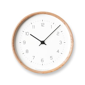 Lemnos NEUT wall clock / ナチュラル φ288　（KK22-09 NT） 掛け時計 シンプル 小池 和也デザイン 新築祝い レムノス