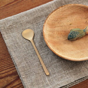 fog linen work �t�H�O���l�����[�N�@�u���X�f�U�[�g�X�v�[�� BRASS DESSERT SPOON �J�g�����[ �N���X�}�X���W coffeegoods �N�[�|���ΏۊO