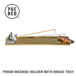 PUEBCO PRISM INCENSE HOLDER WITH BRASS TRAY CZXz_[ ^J uX vY KX   CeA vGuR