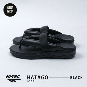 �y�}���\�����Ԓ��|�C���g5�{�z�yMOONSTAR�zHI-TEC HT SD012 HATAGO BLACK 23.0�`25.0cm �n�^�S �r�[�`�T���_�� �L�����v �T���_�� �u���b�N �� �V���v�� �{�����[�� ��� �A�E�g�h�A �n�C�e�b�N ���[���X