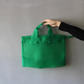 すけるバッグ （小） グリーン mate-mono マテモノ カバン 手提げ 巾着 エコバッグ ミニバッグ トートバッグ シアー シアーバッグ