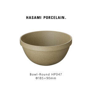 Hasami Porcelain nT~|[Z HP047 Deep RoundBowl 185 mm Natural g   {E Mtg v[gH  X^bLO WΉ H@Ή