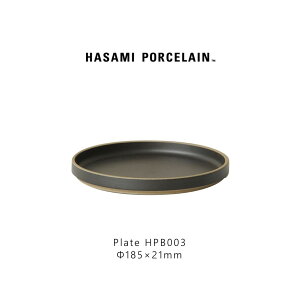 _BLACK FRIDAY |Cg5{^Hasami Porcelain nT~|[Z HPB003 Plate 185 mm Black g   [ Vz M v[g Mtg v[gH  X^bLO WΉ H@Ή