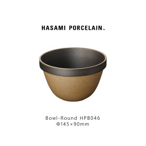 Hasami Porcelain nT~|[Z HPB046 Deep RoundBowl 145 mm Black g   {E Mtg v[gH  X^bLO WΉ H@Ή