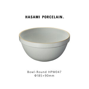 _BLACK FRIDAY |Cg5{^Hasami Porcelain nT~|[Z HPM047 Deep RoundBowl 185 mm Gloss Gray g   {E Mtg v[gH  X^bLO WΉ H@Ή
