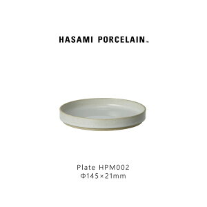 Hasami Porcelain nT~|[Z HPM002 Plate 145 mm Gloss Gray g   M v[g Mtg v[gH  X^bLO WΉ H@Ή