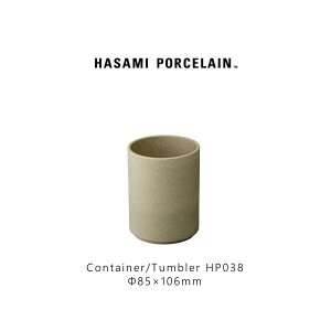 �y�}���\�����Ԓ��|�C���g5�{�zHasami Porcelain �n�T�~�|�[�Z���� HP038 Container Tumbler 85 mm Natural �g������ �� ���� �^���u���[ �M�t�g �v���[���g other 8.5cm