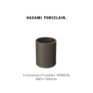 �y�}���\�����Ԓ��|�C���g5�{�zHasami Porcelain �n�T�~�|�[�Z���� HPB038 Container Tumbler 85 mm Black �g������ �� ���� �^���u���[ �M�t�g �v���[���g other 8.5cm