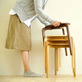 【代引き不可】LISCIO Stool（3本脚）　リッショスツール無垢板 スツール 椅子 木目 オーク ウォールナット チェリー
