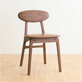 【代引き不可】LISCIO Side Chair　リッショサイドチェア無垢板 サイドチェア 椅子 木目 オーク ウォールナット チェリー