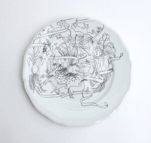 PASS THE BATON Remake Tableware PLATE 23cm �e�[�u���E�F�A �v���[�g �� �M �v���[���g �M�t�g ���蕨