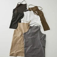 SUNNY LOCATION チムニーエプロンDR / 5COLORS フルエプロン 2way ギャルソンエプロン コットン cotton10…