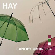 正規品 HAY Canopy Umbrella Clear Burgundy Green ヘイ クリア バーカンディ グリーン グリーン ロゴ 傘…