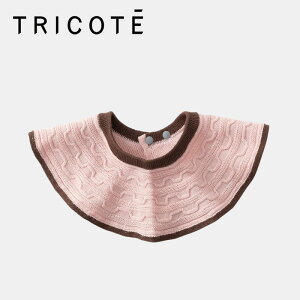 [֑Ώ tricote CABLE PATTERN KNIT BIB PINKBEIGE P[up^[jbgru sNx[W X^C oYj Mtg 蕨 ̓ ̓Mtg