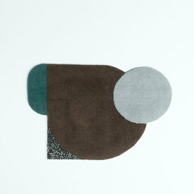 tricote トリコテ CIRCLE RUG BROWN サークルラグ ブラウン 敷物 玄関マット