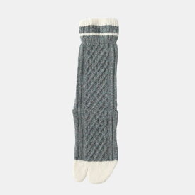 メール便対象 tricote TABI CABLE SOCKS GRAY グレー トリコテ 靴下 ソックス LADIES ウール あったか 冬用