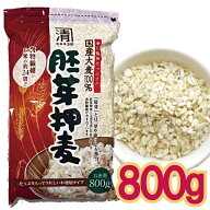 【まとめ買いがお得！】胚芽 押麦 800g 国産 大麦 100％ お米 代替 メール便Y