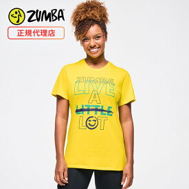 ZUMBA公式/ZUMBA ズンバ トップス tシャツ レディース 正規品 ズンバウェア 新作 夏 ユニセックス エクササイズ フィットネス ジム スポーツ ダンス ヨガ ウェア イエロー 黄 正規販売店 送料無料 SEM