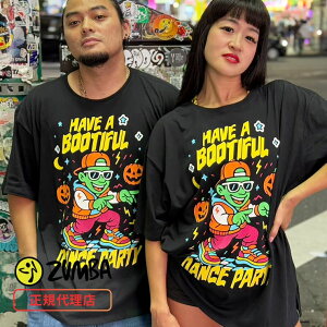 ZUMBA ズンバ 正規品 Tシャツ ハロウィン 限定 グラフィック レディース エクササイズ フィットネス ジム スポーツ ダンス ヨガ ウェア ズンバウェア