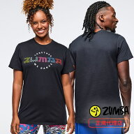 アウトレット ZUMBA ズンバ 正規品 ウェア ユニセックス Tシャツ 半袖 ロゴ グラフィック アジアン エク…