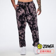 ZUMBA ズンバ 正規品 ウェア メンズ スウェットパンツ スラウチパンツ ボトム パンツ ロング 総柄 タイダ…
