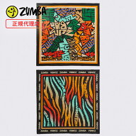 ZUMBA ズンバ 正規品 ウェア バンダナ 2枚組 ゼブラ柄 グラフィック カラフル ロゴ お揃い ギフト グルー…