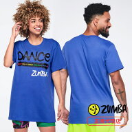 ZUMBA ズンバ 正規品 ウェア ユニセックス Tシャツ 半袖 丸首 ロゴ エクササイズ フィットネス ジム スポ…