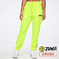 ZUMBA ズンバ 正規品 ウェア レディース カーゴパンツ ロングパンツ ネオン 蛍光 ウエストゴム ストレッ…