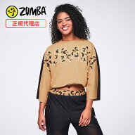 ZUMBA ズンバ 正規品 ウェア レディース Tシャツ 半袖 ドルマン メッシュ 七分袖 異素材ミックス ロゴ グ…