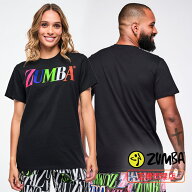 ZUMBA ズンバ 正規品 ウェア ユニセックス Tシャツ 半袖 ロゴ 丸首 トップス シンプル エクササイズ フィ…