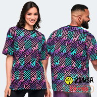 9月17日18時再入荷 ZUMBA ズンバ 正規品 ウェア ユニセックス Tシャツ 半袖 丸首 ロゴ グラフィック オー…