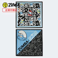 ZUMBA ズンバ 正規品 ウェア グッズ バンダナ 2枚組 ロゴ スマーフ スカーフ 綿 エクササイズ フィットネ…