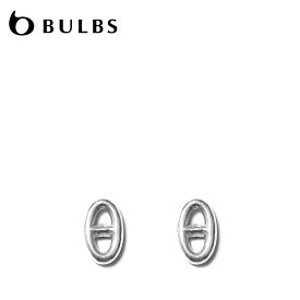 【再入荷】≪BULBS≫ バルブス 楕円形 オーバル 小ぶり 小さめ シルバー スタッズ ピアス シェーヌダングル SV925 Heliconia bihai (Silver) レディース ギフト ラッピング