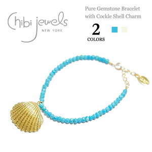 �y�ē��ׁz��chibi jewels�� �`�r�W���G���Y �S2�F �L���� �`���[�� �V�R�� �^�[�R�C�Y �p�[�� �u���X���b�g Pure Gemstone Bracelet with Charm (Gold) ���f�B�[�X �M�t�g