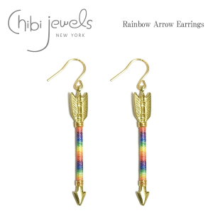 chibi jewels `rWGY lCeBu A[ | `[t  C{[ tbN sAX Rainbow Arrow Earrings (Gold) fB[X Mtg bsO