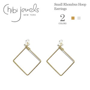 y}\ 20OFFZ[zchibi jewels `rWGY ` lp XNGA t[v sAX Small Rhombus Hoop Earrings (Gold/Silver) fB[X Mtg bsO