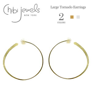 �y�ē��ׁz��chibi jewels�� �`�r�W���G���Y�S2�F �T�[�N�� �g���l�[�h�@�X�^�b�Y�s�A�X Large Tornado Earrings(Gold/Silver) ���f�B�[�X �M�t�g ���b�s���O