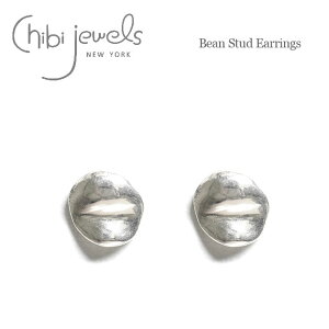 �ySTORY �G���f�ځz�y�ē��ׁz��chibi jewels�� �`�r�W���G���Y �r�[�� �� ���`�[�t �X���[�� �X�^�b�Y �s�A�X SV925 �V���o�[ Bean Studs Earrings (Silver) ���f�B�[�X �M�t�g ���b�s���O