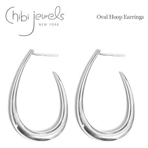 yēׁzyCLASSY Gfځzchibi jewels `rWGY eBAhbv ȉ~` {[ Vo[ t[v sAX SV925 Oval Hoop Earrings (Silver) fB[X Mtg bsO
