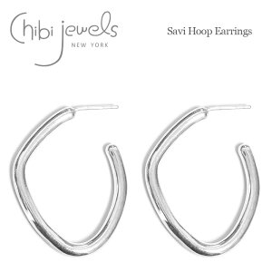y\̔ 12ׁzchibi jewels `rWGYό` J[u {[ Vo[ t[v sAX SV925 Savi Hoop Earrings (Silver)fB[X Mtg bsO