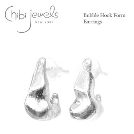 【待望の最新作】≪chibi jewels≫ チビジュエルズ泡 モチーフ バブル シルバー スタッズ ピアス SV925 Bubble Hook Form Earrings (Silver)レディース ギフト ラッピング