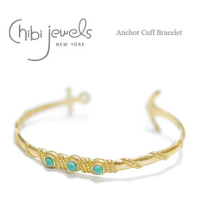 �y�ē��ׁz�z��chibi jewels�� �`�r�W���G���Y�d �C�J�� �A���J�[ ���`�[�t �V�R�� �^�[�R�C�Y C�^ �o���O�� Anchor Cuff Bracelet (Gold) ���f�B�[�X �M�t�g ���b�s���O