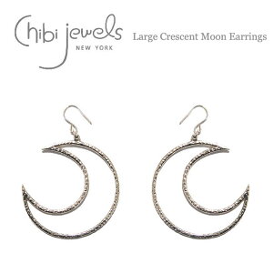 �ySTOR Domani �G���f�ځz��chibi jewels�� �`�r�W���G���Y�����[�� ���`�[�t �V���o�[�s�A�X Large Crescent Moon Earrings (Silver) ���f�B�[�X �M�t�g ���b�s���O