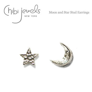 �y�ē��ׁz��chibi jewels�� �`�r�W���G���Y �� ���[�� �� �X�^�[ ���`�[�t �V���o�[ �X�^�b�Y �s�A�X Moon and Star Stud Earrings (Silver) ���f�B�[�X �M�t�g ���b�s���O