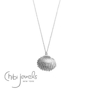 �y�ē��ׁz��chibi jewels�� �`�r�W���G���Y �L���� �V�F�� �R�b�N�� ���`�[�t �V���o�[ �����O �l�b�N���X SV925 Cockle Shell Necklace (Silver) ���f�B�[�X