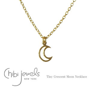 �y�ē��ׁz��chibi jewels�� �`�r�W���G���Y �� ���[�� ���`�[�t �l�b�N���X Tiny Crescent Necklace (Gold) ���f�B�[�X �M�t�g ���b�s���O